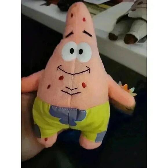 Nanco Other - SpongeBob Squarepants PATRICK STAR Plush Toy 9in 2018 Nickelodeon Viacom EUC